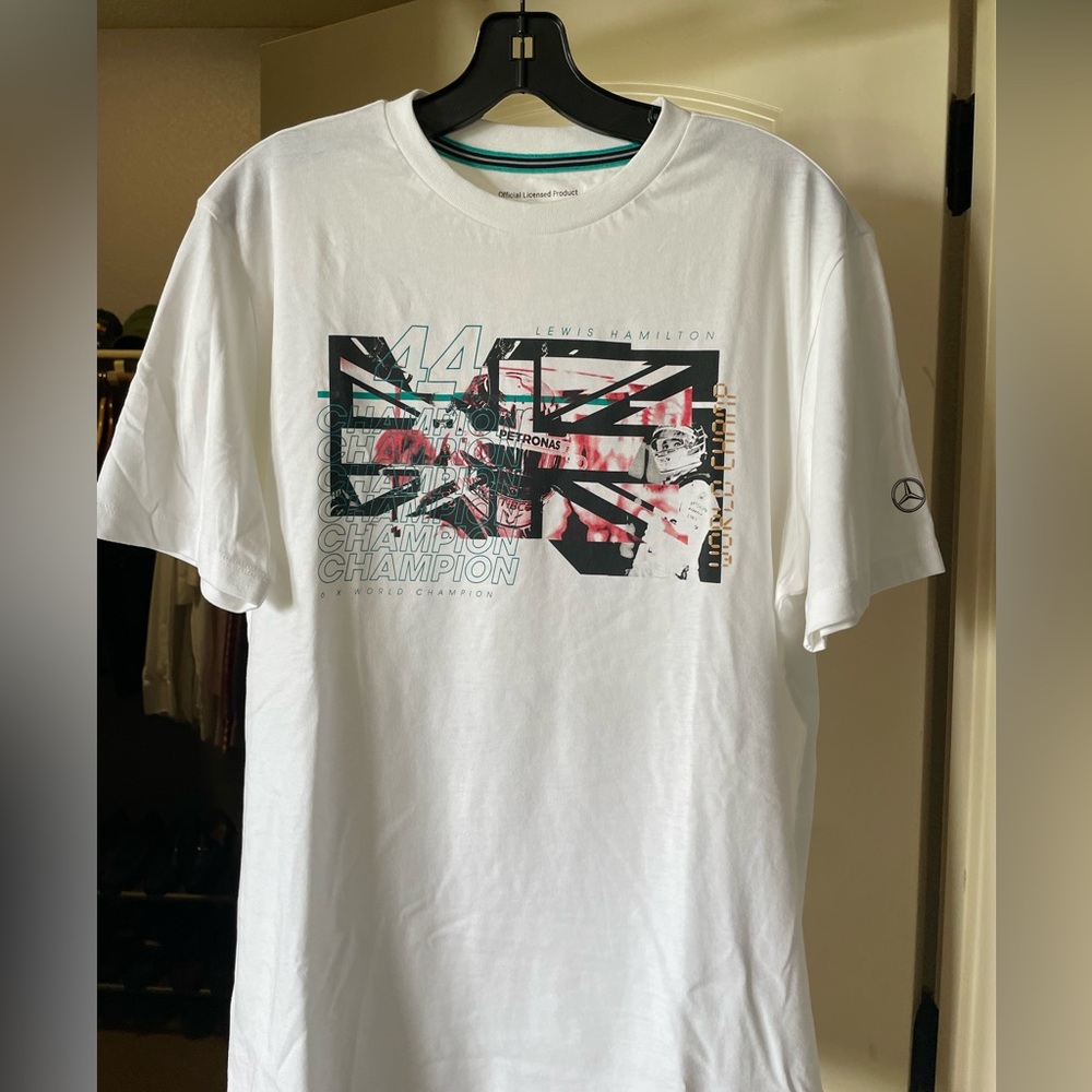 Lewis Hamilton 6X World Champion T-Shirt